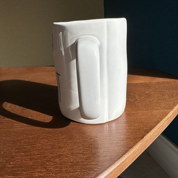 Rae Dunn Mug by Magenta Hop To It Mug White with Pink Inside New Easter Spring - Picture 3 of 6